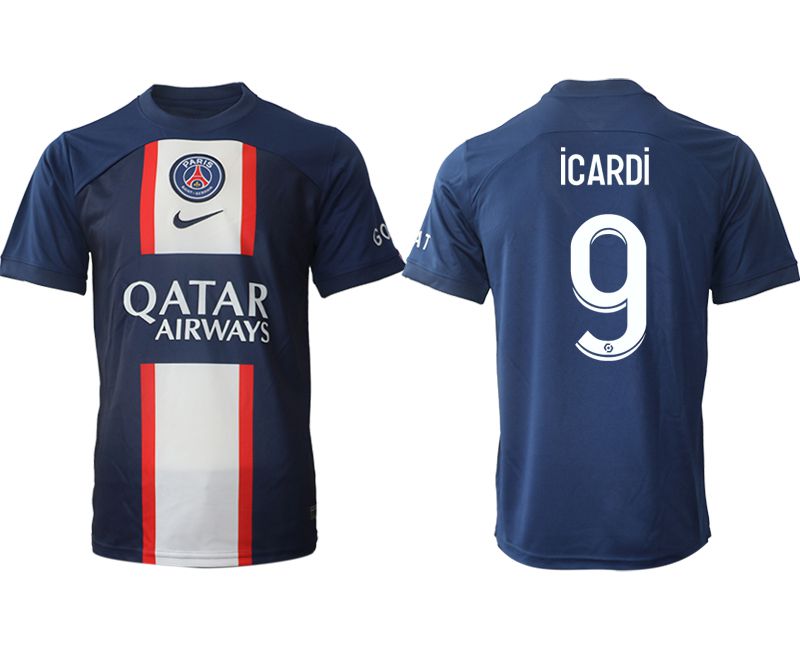 Men 2022-2023 Club Paris St German home aaa version blue #9 Soccer Jersey->paris st german jersey->Soccer Club Jersey